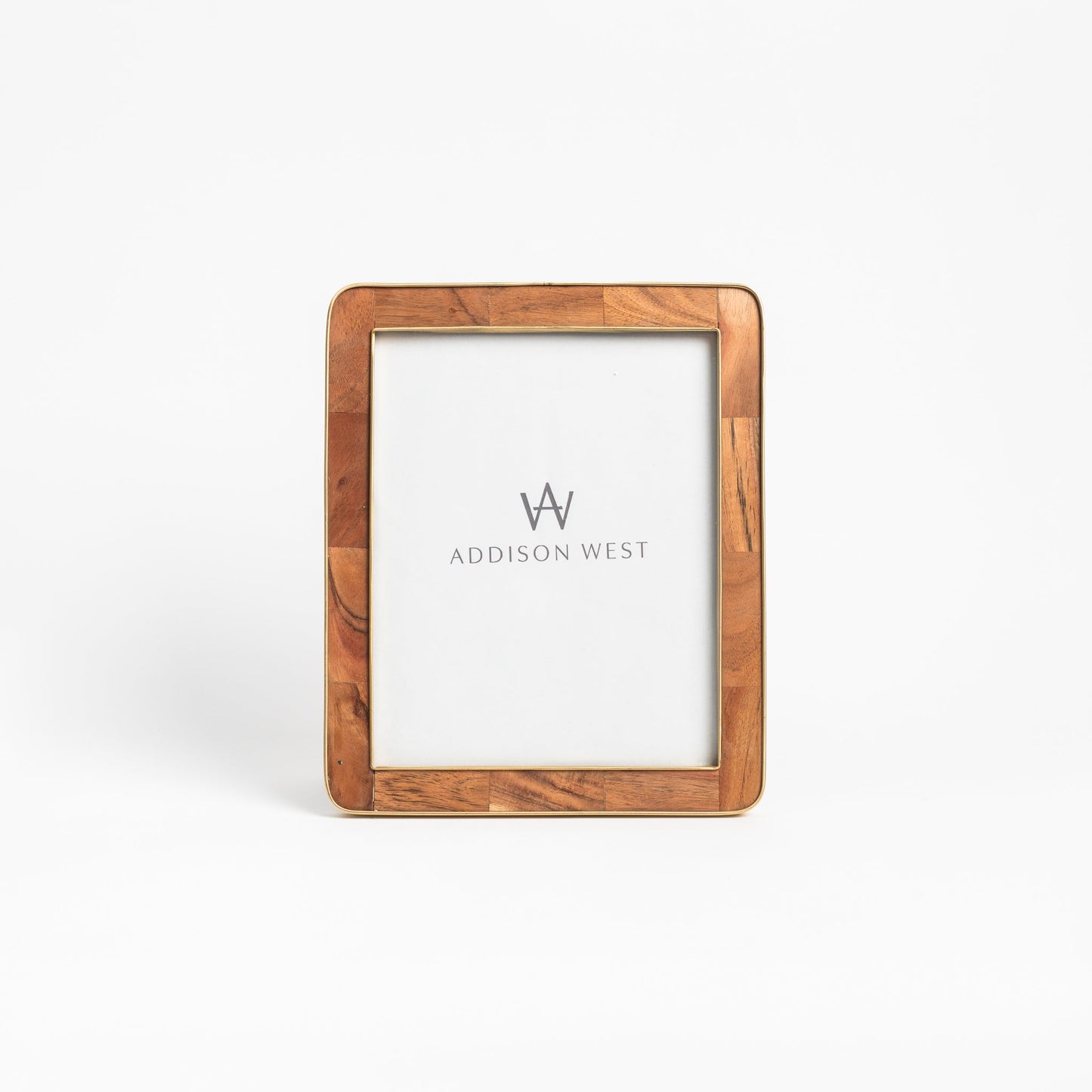 The Classic Wood and Brass Picture Frame