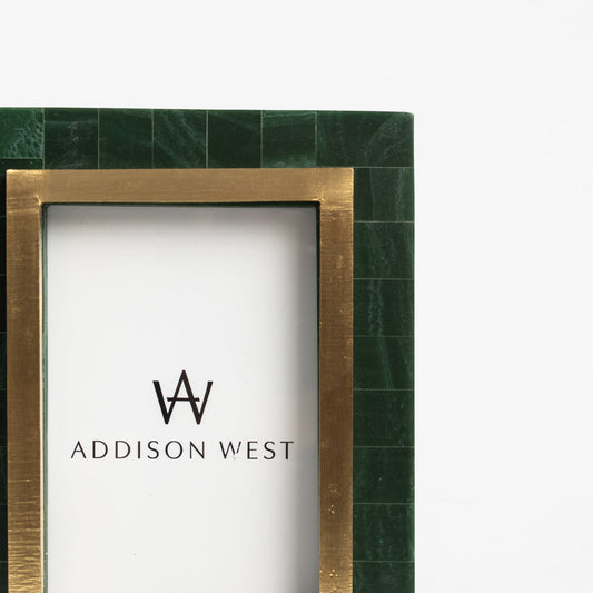 Aventurine Gold & Green Photo Frame