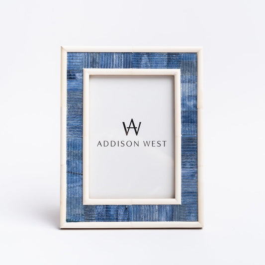 Capri Blue Bone Picture Frame