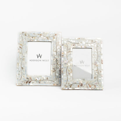 Mother of Pearl Floral Picture Frame