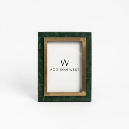 Aventurine Gold & Green Photo Frame
