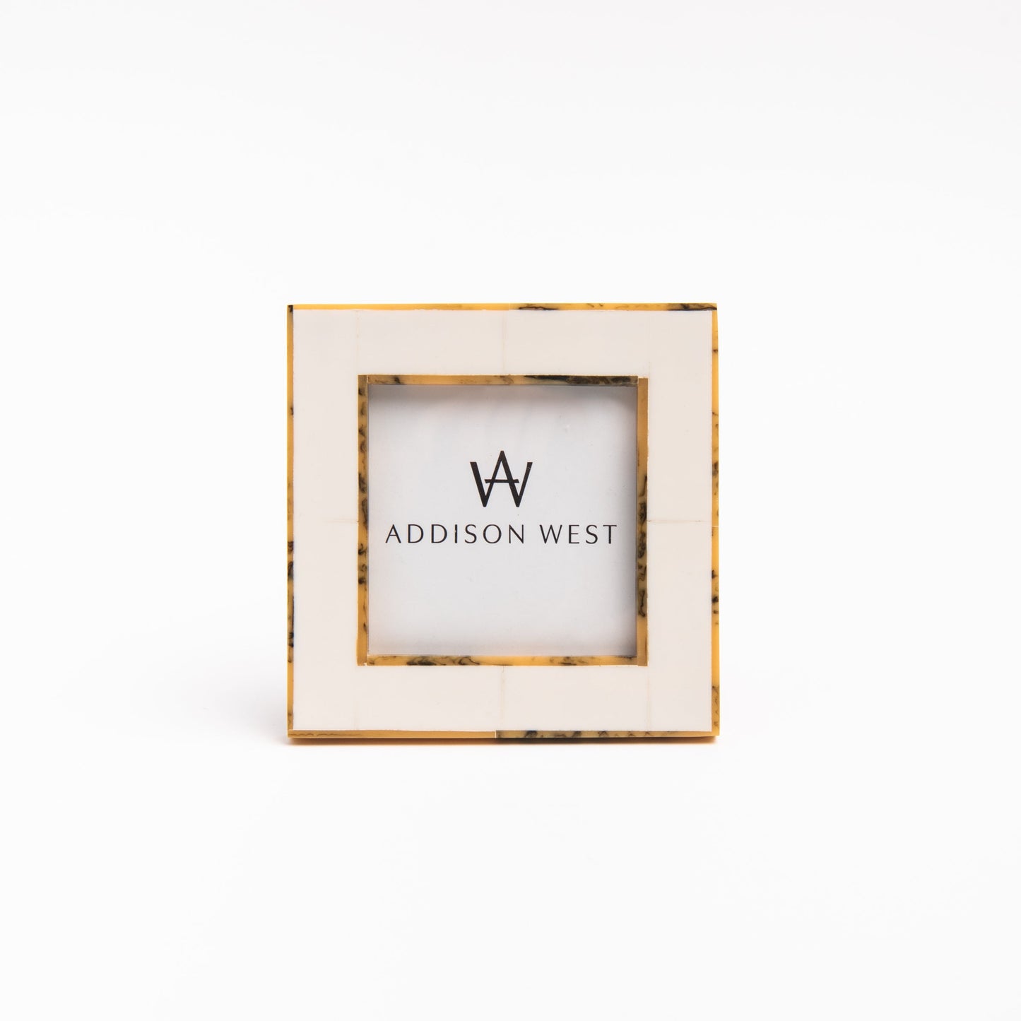 White Tortoise Border Picture Frame