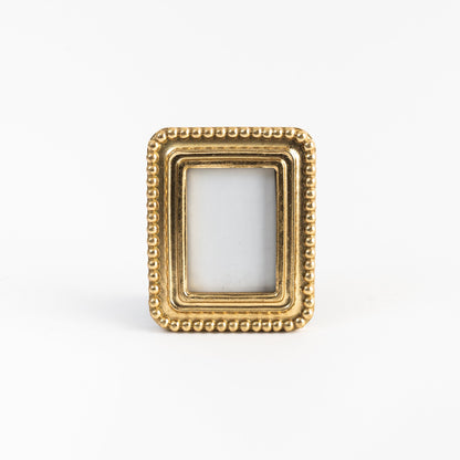 Golden Beaded Picture Frame