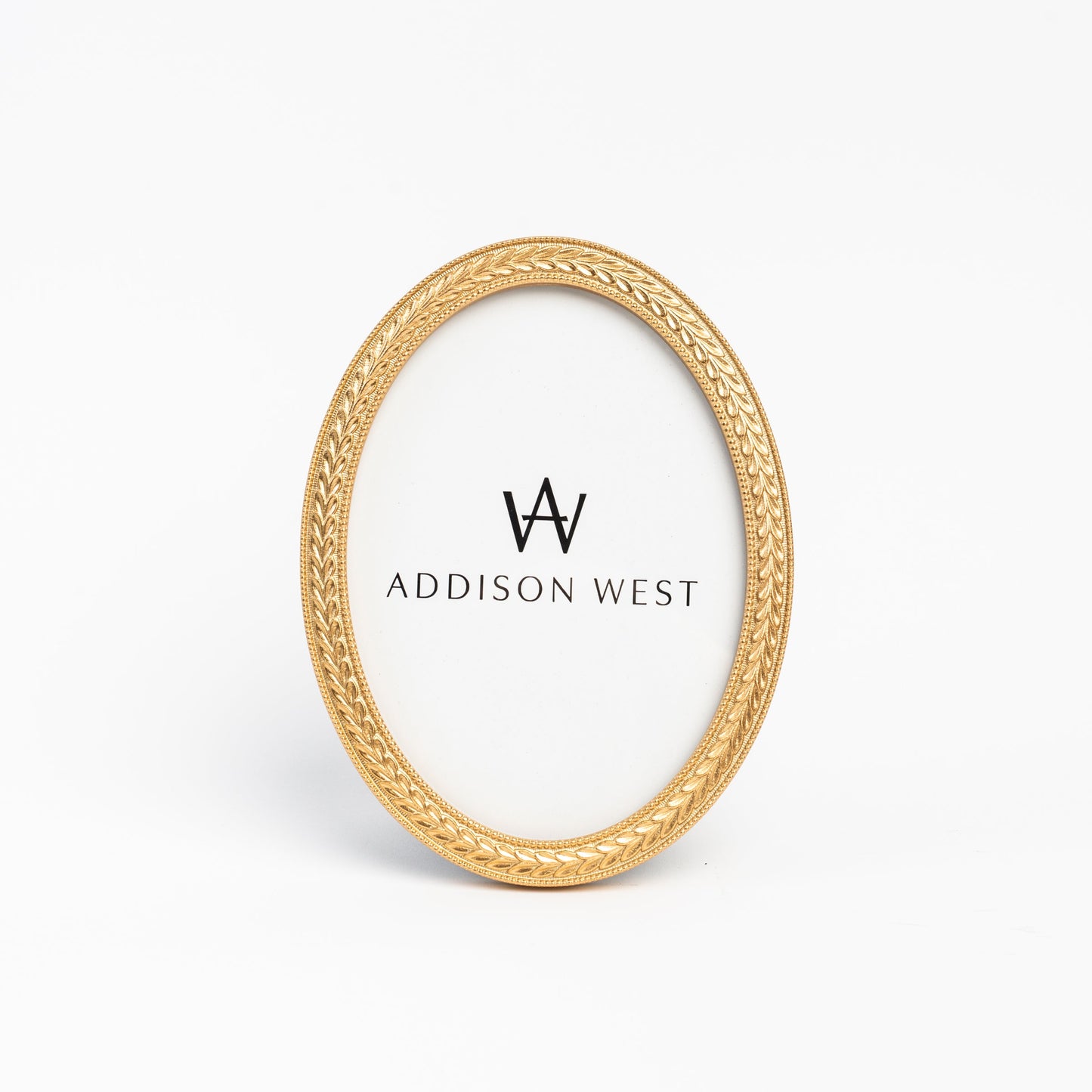 Laurel Wreath Oval Picture Frame